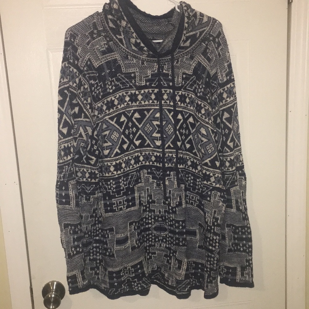 Cowl neck Chaps Sweater